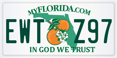 FL license plate EWTZ97