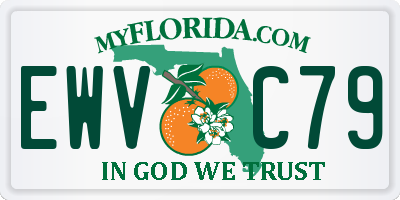 FL license plate EWVC79