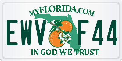 FL license plate EWVF44