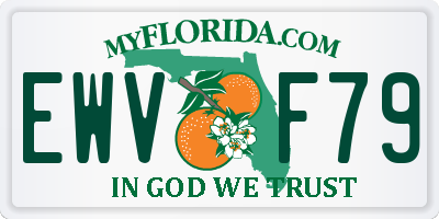 FL license plate EWVF79