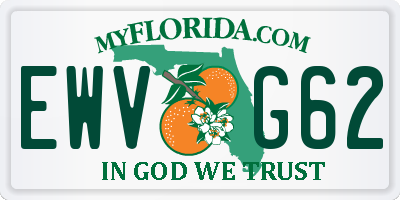 FL license plate EWVG62