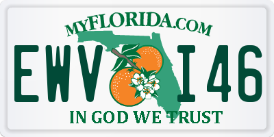 FL license plate EWVI46