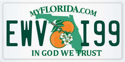 FL license plate EWVI99