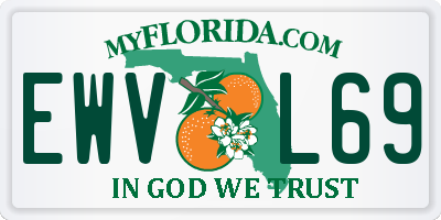 FL license plate EWVL69