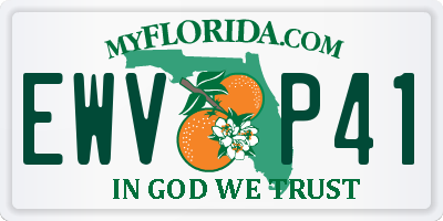 FL license plate EWVP41