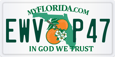 FL license plate EWVP47