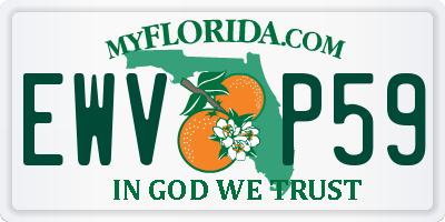 FL license plate EWVP59