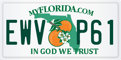 FL license plate EWVP61