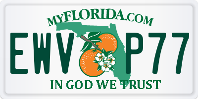 FL license plate EWVP77