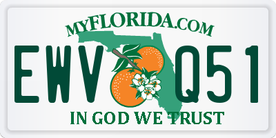 FL license plate EWVQ51