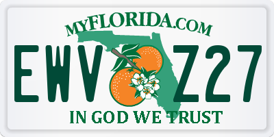 FL license plate EWVZ27