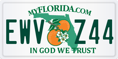 FL license plate EWVZ44