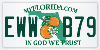 FL license plate EWWB79