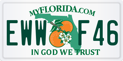 FL license plate EWWF46