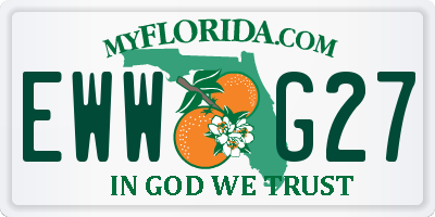 FL license plate EWWG27