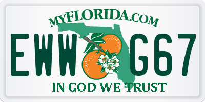 FL license plate EWWG67