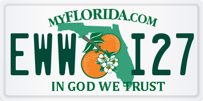 FL license plate EWWI27