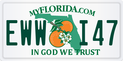 FL license plate EWWI47