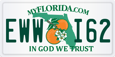FL license plate EWWI62