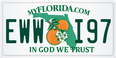 FL license plate EWWI97
