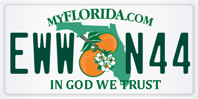 FL license plate EWWN44