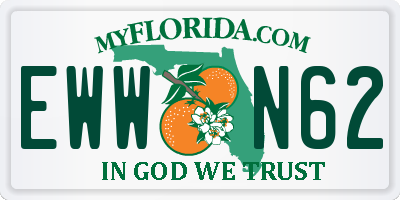 FL license plate EWWN62