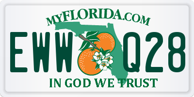 FL license plate EWWQ28