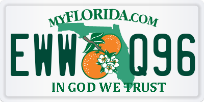 FL license plate EWWQ96