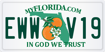 FL license plate EWWV19