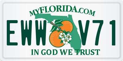 FL license plate EWWV71