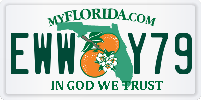 FL license plate EWWY79