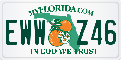 FL license plate EWWZ46