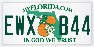 FL license plate EWXB44