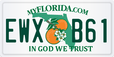 FL license plate EWXB61