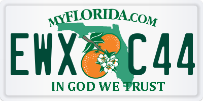 FL license plate EWXC44