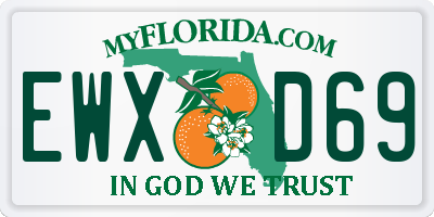 FL license plate EWXD69
