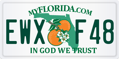 FL license plate EWXF48