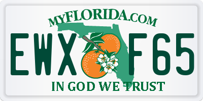 FL license plate EWXF65