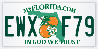 FL license plate EWXF79
