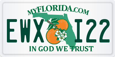 FL license plate EWXI22