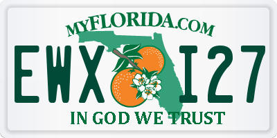 FL license plate EWXI27