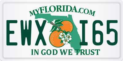 FL license plate EWXI65