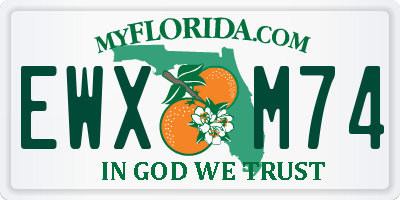 FL license plate EWXM74