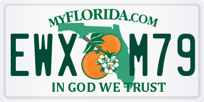 FL license plate EWXM79