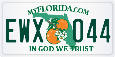 FL license plate EWXO44