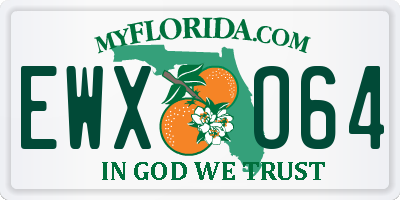 FL license plate EWXO64