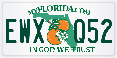 FL license plate EWXQ52