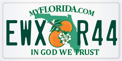 FL license plate EWXR44