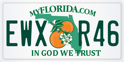 FL license plate EWXR46