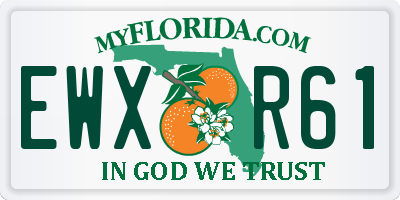 FL license plate EWXR61